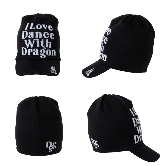 Dance With Dragon ダンスウィズドラゴン メンズ レディース ロゴニットキャップ＆ネックウォーマー D3-141321