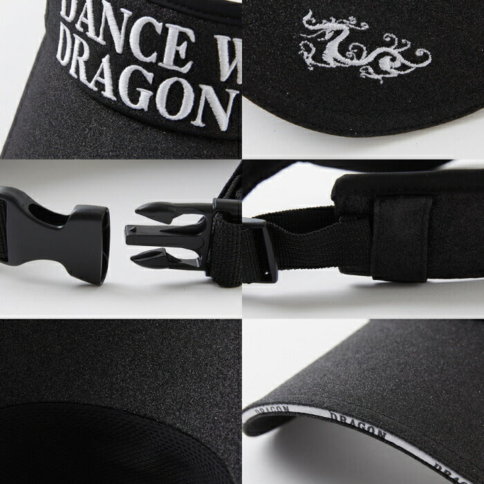 Dance With Dragon ダンスウィズドラゴン メンズ レディース グリッターロゴバイザー D3-148220