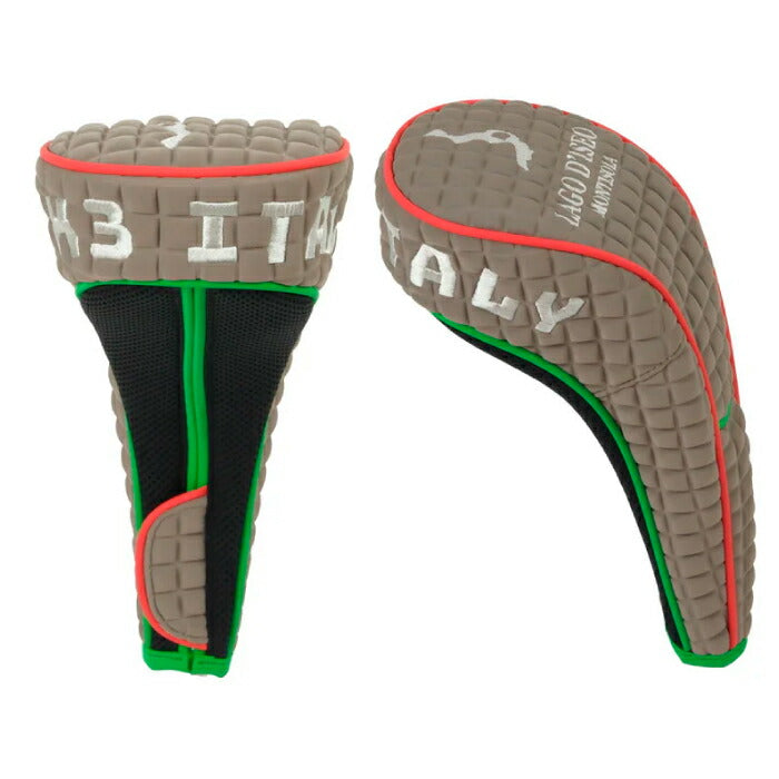 L4K3 レーク ゴルフウェア メンズ レディース HEAD COVER DRIVER ドライバー用 ヘッドカバー DR-SQUARE