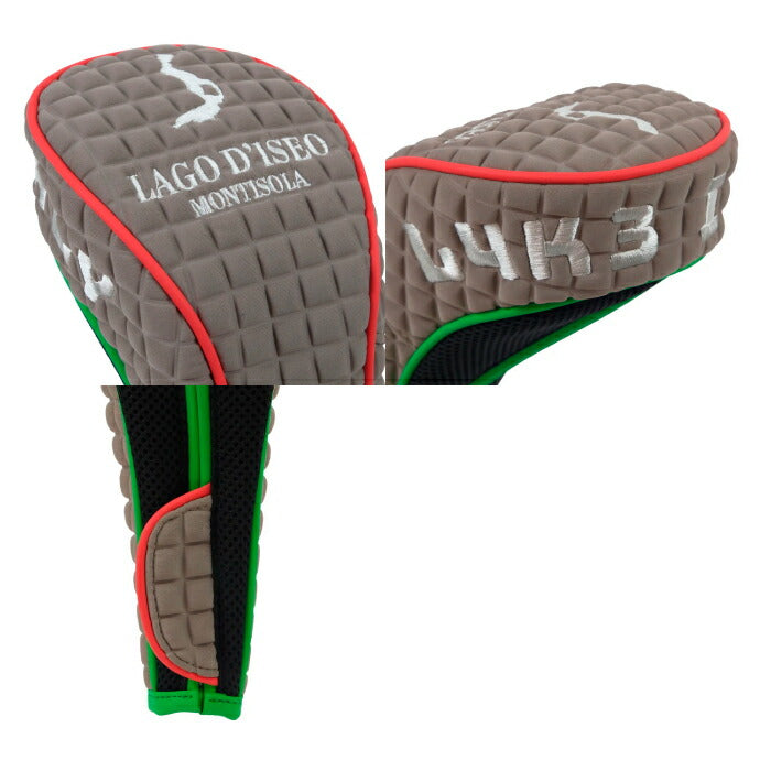 L4K3 レーク ゴルフウェア メンズ レディース HEAD COVER DRIVER ドライバー用 ヘッドカバー DR-SQUARE