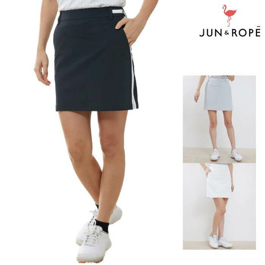 JUN&ROPE’ ジュンアンドロペ レディース ゴルフウェア プリーツスカート UV 吸汗速乾 バックプリーツAラインスカート ERC14000