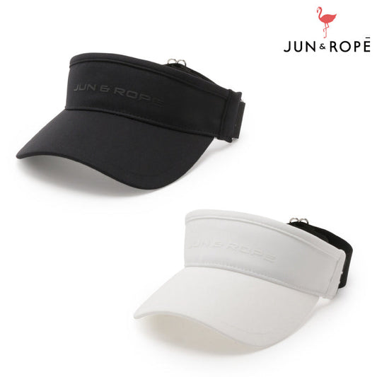 JUN&ROPE’ ジュンアンドロペ レディース オリジナルロゴゴムバイザー 吸水速乾 ERU13040
