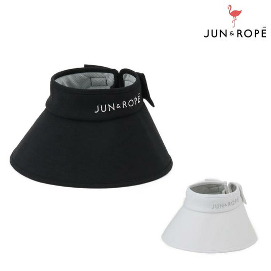 【30%OFF SALE】JUN&ROPE’ ジュンアンドロペ レディース ゴルフ 【UV】ツバ広クルクルバイザー ERU24000