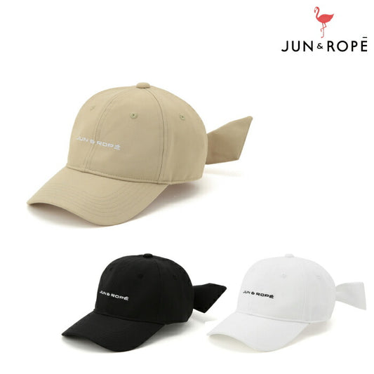 JUN&ROPE’ ジュンアンドロペ レディース 【2WAY】リボン取り外しツイルキャップ ERU33100