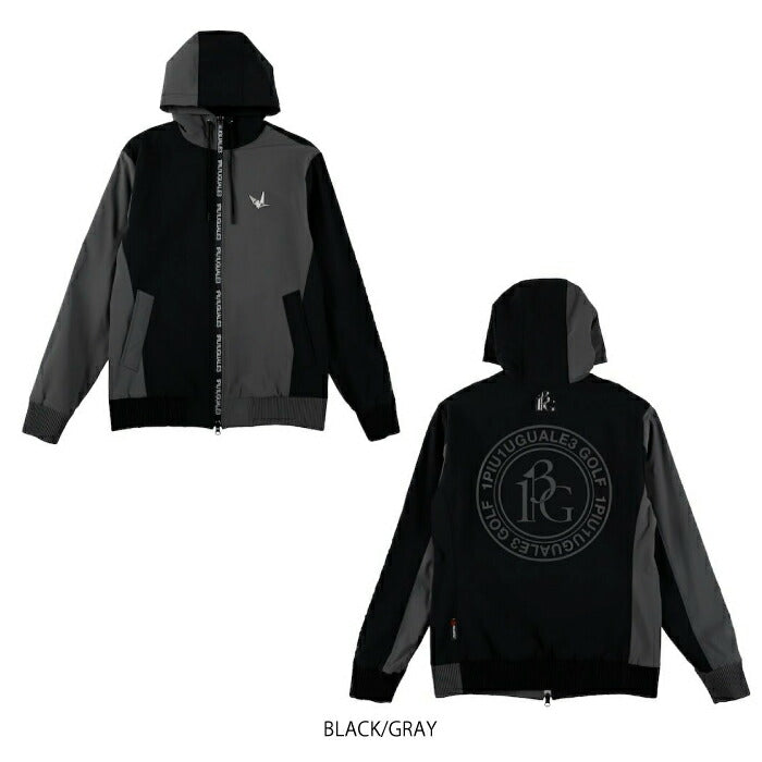 1PIU1UGUALE3 GOLF ウノピゥウノウグァーレトレゴルフ ゴルフウェア メンズ 113 GOLF CRAZY ZIP PARKER ジップパーカー セットアップ対応 GRB130-GPU012