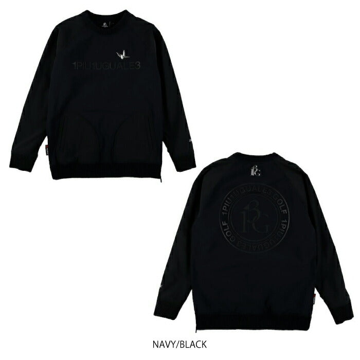 1PIU1UGUALE3 GOLF ウノピゥウノウグァーレトレゴルフ ゴルフウェア メンズ 113 GOLF CRAZY SNEED JACK スニードジャック プルオーバー ブルゾン セットアップ対応 GRB131-GPU012