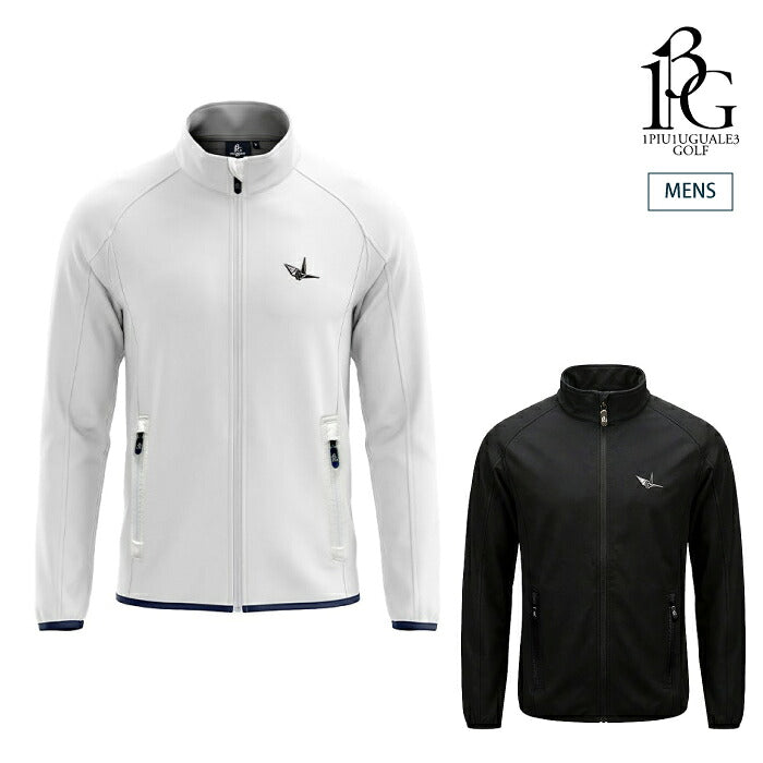 1PIU1UGUALE3 GOLF ウノピゥウノウグァーレ ゴルフウェア メンズ 113 GOLF WIND JACKET ブルゾン ストレッチ 軽量 ソフトなフィット感 セットアップ対応 grb145-gpu047