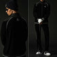 1PIU1UGUALE3 GOLF ウノピゥウノウグァーレ ゴルフウェア メンズ 113 GOLF VELOUR PIPING JACKET ブルゾン 立体カッティング採用 ベロア特有の柔らかさとウールの温もり セットアップ対応 grb149-gpu048