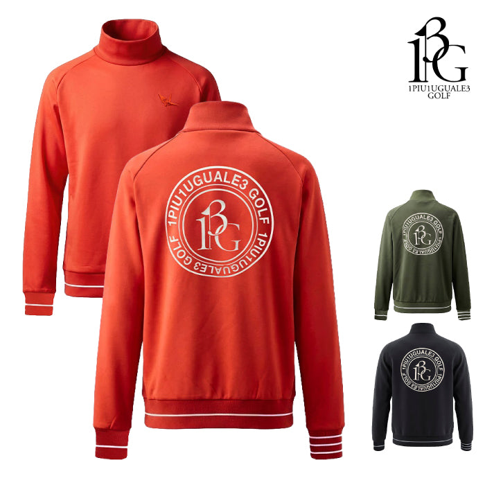 1PIU1UGUALE3 GOLF ウノピゥウノウグァーレトレゴルフ ゴルフウェア メンズ 113 GOLF MOCK NECK BLOUSON モックネック ブルゾン 4WAYストレッチ 汗冷えを防止 日本製 grb150-gpe068