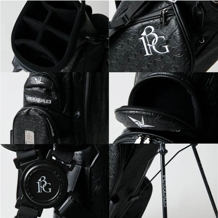 1PIU1UGUALE3 GOLF ウノピゥウノウグァーレトレゴルフ メンズ レディース 113 GOLF STAND CADDIE BAG キャディバッグ GRG425-OVR020