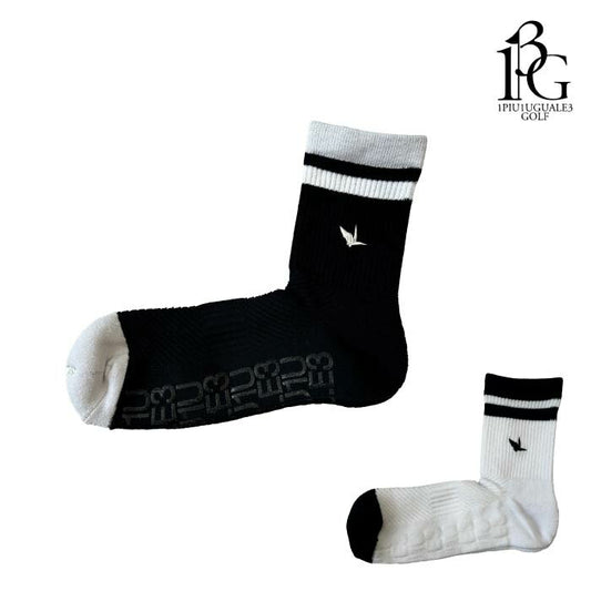 1PIU1UGUALE3 GOLF ウノピゥウノウグァーレトレゴルフ ゴルフウェア メンズ ソックス 113 GOLF MIDDLE SOX 日本製 GRG467-GCU001