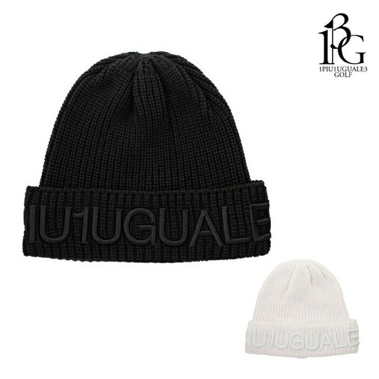 1PIU1UGUALE3 GOLF ウノピゥウノウグァーレトレゴルフ ゴルフウェア メンズ レディース 113 GOLF KNIT CAP ニット 帽子 GRG500-GCU004
