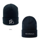 1PIU1UGUALE3 GOLF ウノピゥウノウグァーレトレゴルフ ゴルフウェア メンズ レディース 113 GOLF CUFFED KNIT BEANIE 113G LOGO ニットビーニー ニット帽 顔周りがシャープに見える立体的なシルエット grg524-gaw019