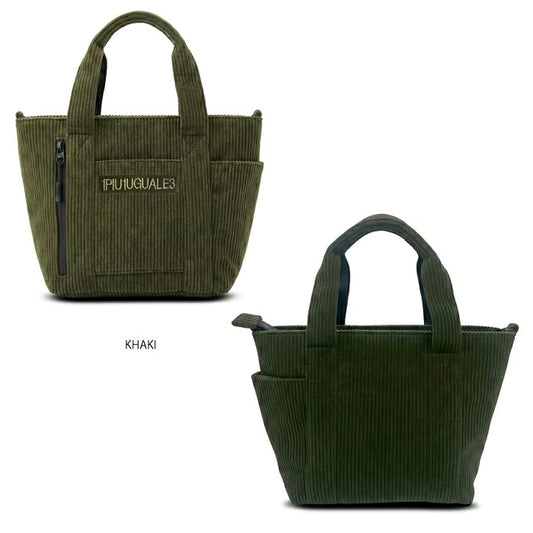 1PIU1UGUALE3 GOLF ウノピゥウノウグァーレトレゴルフ メンズ レディース 113 GOLF CORDUROY 2WAY TOTE BAG SMALL Sサイズ ハイエンド トートバッグ カートバッグ 止水ファスナー採用 取り外し可能内ポケット搭載 grg526-gpe072