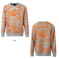 1PIU1UGUALE3 GOLF ウノピゥウノウグァーレトレゴルフ ゴルフウェア メンズ 113 GOLF JACQUARD KNIT CREW MELTING LETTER ハイゲージニット ストレッチ性 保温性 透湿性 grk102-gpe069