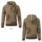 1PIU1UGUALE3 GOLF ウノピゥウノウグァーレ ゴルフウェア メンズ 113 GOLF JACQUARD KNIT HOODIE BIRD IN CAGE ニットパーカー 保温性 透湿性 ソフトな肌触りと軽やかな着心地 grk103-gpe070