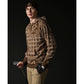 1PIU1UGUALE3 GOLF ウノピゥウノウグァーレ ゴルフウェア メンズ 113 GOLF JACQUARD KNIT HOODIE BIRD IN CAGE ニットパーカー 保温性 透湿性 ソフトな肌触りと軽やかな着心地 grk103-gpe070