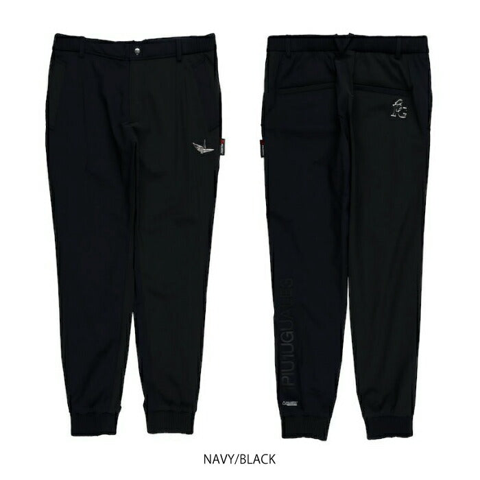 1PIU1UGUALE3 GOLF ウノピゥウノウグァーレトレゴルフ ゴルフウェア メンズ 113 GOLF CRAZY RIB PANTS リブ ロングパンツ セットアップ対応 GRP192-GPU012