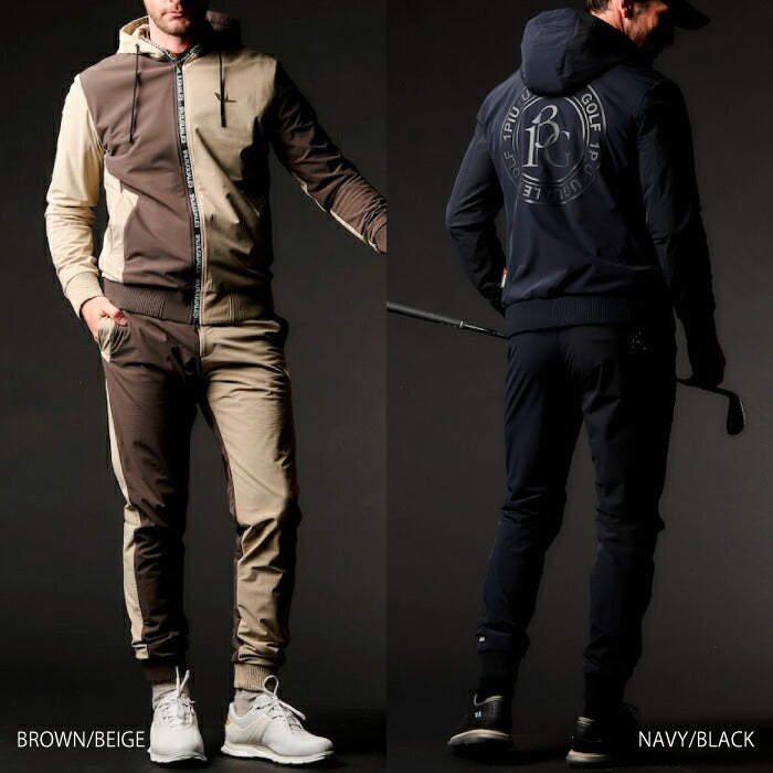 1PIU1UGUALE3 GOLF ウノピゥウノウグァーレトレゴルフ ゴルフウェア メンズ 113 GOLF CRAZY RIB PANTS リブ ロングパンツ セットアップ対応 GRP192-GPU012