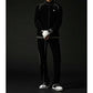 1PIU1UGUALE3 GOLF ウノピゥウノウグァーレ ゴルフウェア メンズ 113 GOLF VELOUR PIPING PANTS ロングパンツ テーパードシルエット ベロア特有の柔らかさとウールの温もり 抗菌 防臭効果 セットアップ対応 grp221-gpu048