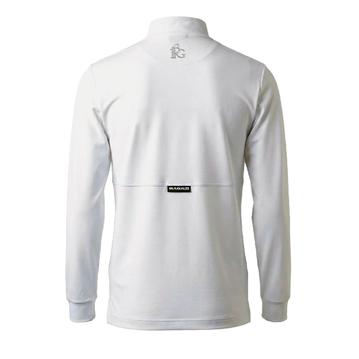 1PIU1UGUALE3 GOLF ウノピゥウノウグァーレトレゴルフ ゴルフウェア メンズ 113 GOLF LS MOCK NECK FRONT LOGO 長袖モックネックシャツ 2wayストレッチ 高機能 日本製 grt293-gnu028