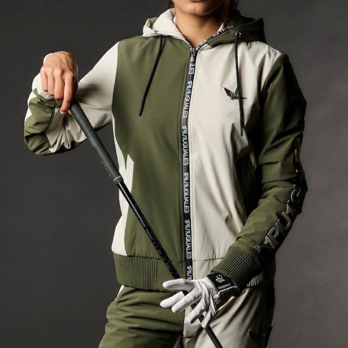 1PIU1UGUALE3 GOLF ウノピゥウノウグァーレトレゴルフ ゴルフウェア レディース 113 GOLF CRAZY ZIP PARKER ジップパーカー ブルゾン セットアップ対応 GSB092-GPU012