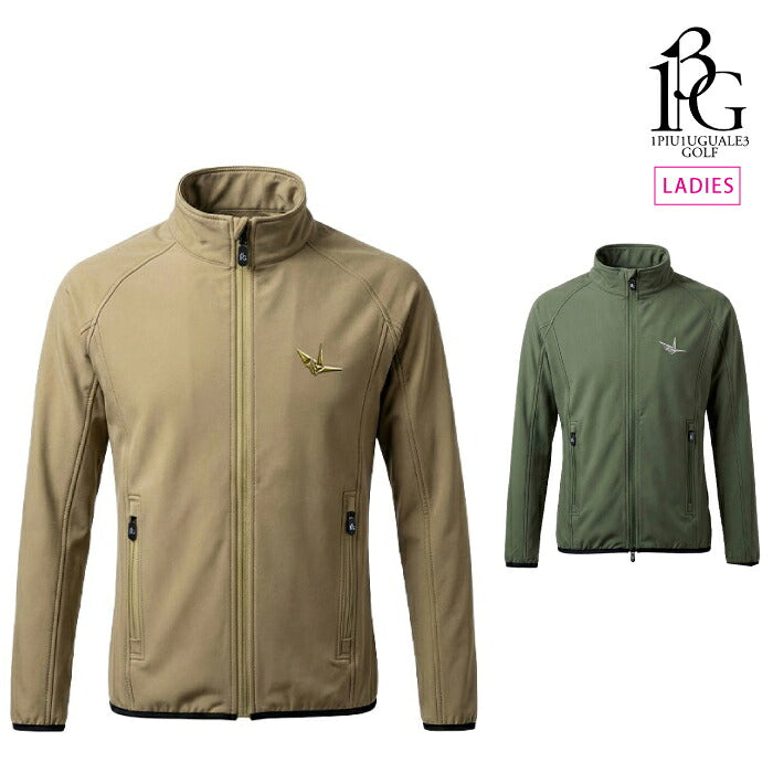 1PIU1UGUALE3 GOLF ウノピゥウノウグァーレ ゴルフウェア レディース LADIES' 113 GOLF WIND JACKET ブルゾン ストレッチ シャープなシルエット ソフトなフィット感 gsb106-gpu047