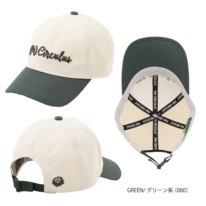PW CIRCULUS ピーダブリュサーキュラス ゴルフ メンズ レディース UNISEX ３D刺繍ロゴキャップ 帽子 シンプルコーデ ht7ilm0311
