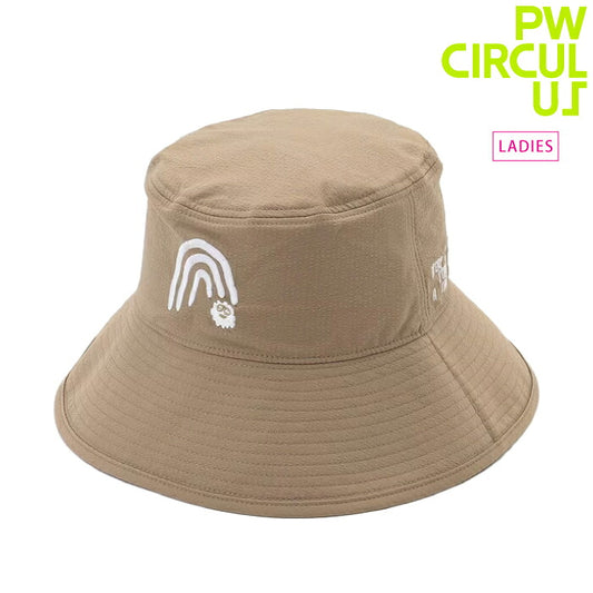 PW CIRCULUS ピーダブリュサーキュラス ゴルフウェア メンズ レディース UNISEX バケットハット 帽子 軽量 手洗い洗濯可 ht7ilm0501