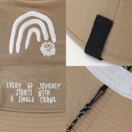 PW CIRCULUS ピーダブリュサーキュラス ゴルフウェア メンズ レディース UNISEX バケットハット 帽子 軽量 手洗い洗濯可 ht7ilm0501