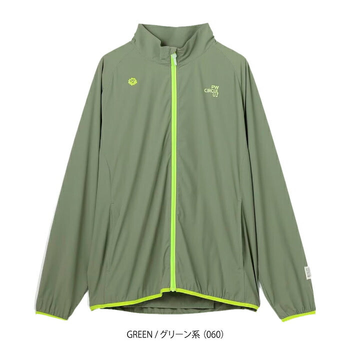 PW CIRCULUS ピーダブリュサーキュラス ゴルフウェア メンズ パッカブルブルゾン 撥水加工 軽量 小さくまとまる ストレッチ性 JRPNGW0301