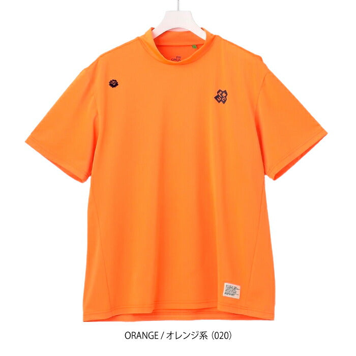 PW CIRCULUS ピーダブリュサーキュラス ゴルフウェア メンズ 半袖シャツ ストレッチメッシュカノコ ベンチレーションモックT 吸水速乾 ストレッチ 快適通気性 KHPNGM0605