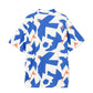 PW CIRCULUS ピーダブリュサーキュラス ゴルフウェア メンズ MEN ＤＯＶＥ柄モックネック ハトの総柄 半袖モックネックTシャツ 接触冷感 UVカット 吸水速乾 ストレッチ khpnlm0315