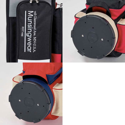 Munsingwear マンシングウェア ゴルフ メンズ レディース マルチカラーキャディバッグ 軽量 8.5型 MG5FCB01L