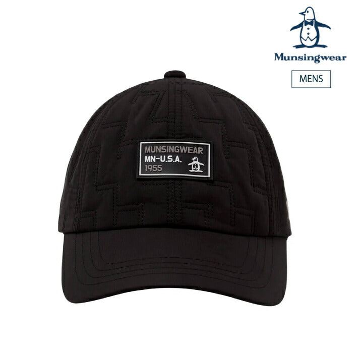Munsingwear マンシングウェア ゴルフウェア メンズ 2WAY中わたキルトキャップ 帽子 耳当て収納タイプ MG5FCP06M