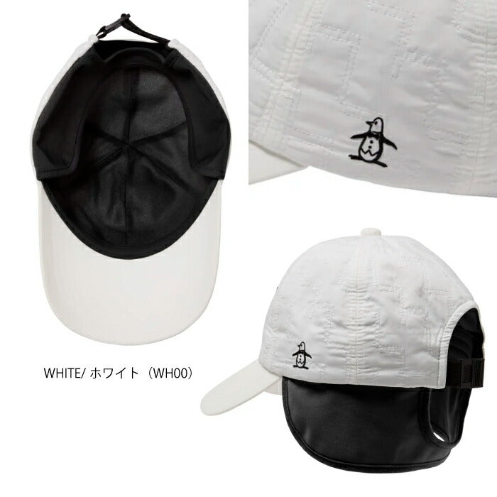 Munsingwear マンシングウェア ゴルフウェア メンズ 2WAY中わたキルトキャップ 帽子 耳当て収納タイプ MG5FCP06M
