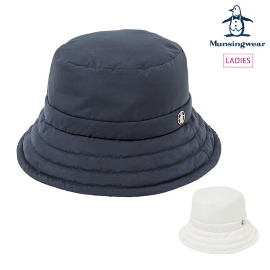 Munsingwear マンシングウェア ゴルフウェア レディース 光電子わた使用バケットハット 軽量 保温性 mg5fcp73l