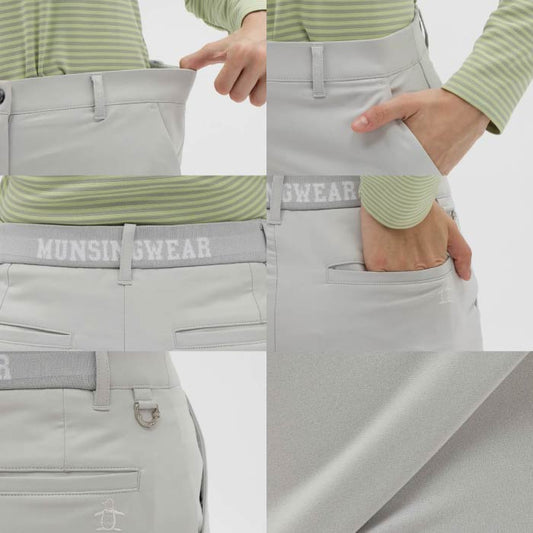 Munsingwear マンシングウェア ゴルフウェア レディース HEAT NAVI はっ水ストレッチパンツ ストレートシルエット 保温効果 MG5FLP23L