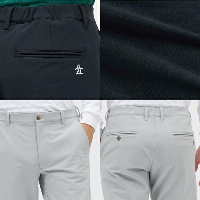 Munsingwear マンシングウェア ゴルフウェア メンズ 防風ストレッチパンツ スタンダードシルエット 裏面起毛 MG5FLP81M