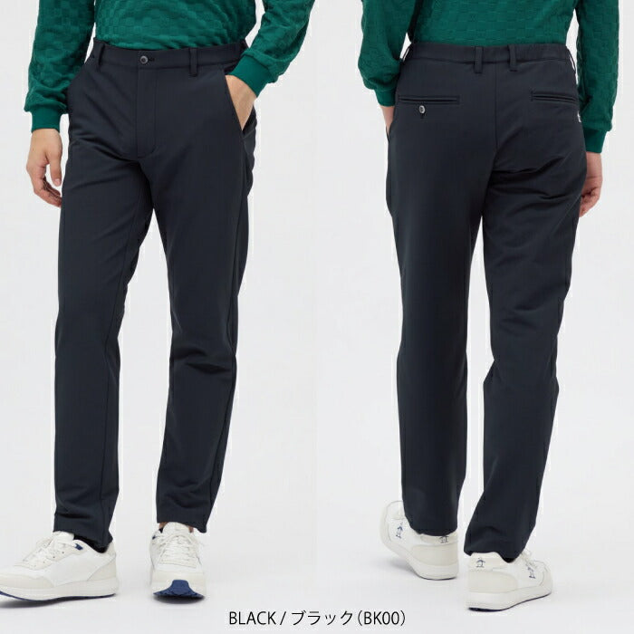 Munsingwear マンシングウェア ゴルフウェア メンズ 防風ストレッチパンツ スタンダードシルエット 裏面起毛 MG5FLP81M