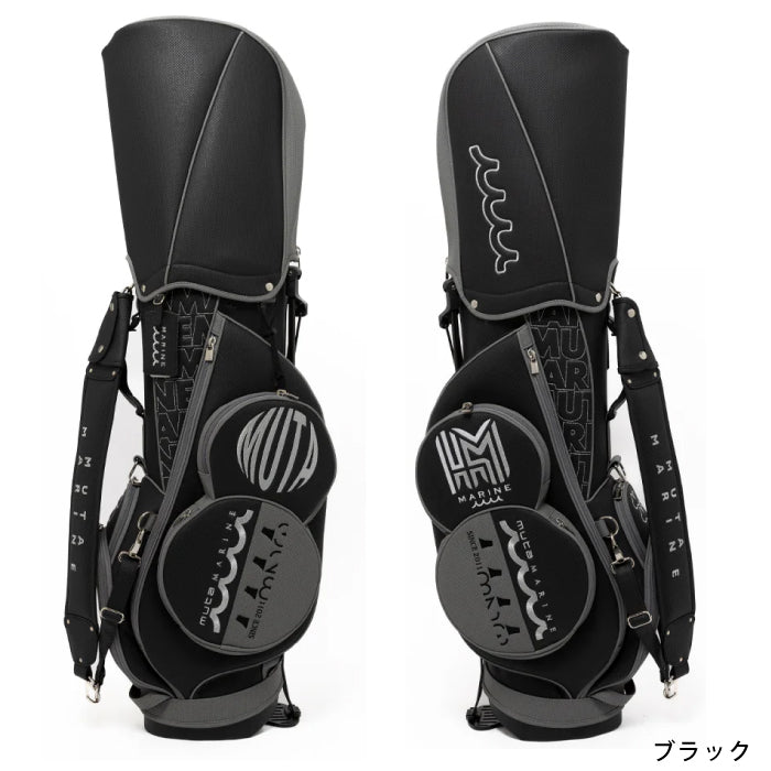 muta MARINE GOLF ムータマリンゴルフ メンズ レディース CONTINUA パンチングエシカルレザー 8キャディバッグ [全2色] MGAD-749096