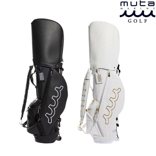 【送料無料】muta MARINE GOLF ムータマリンゴルフ メンズ レディース CONTINUA パンチングエシカルレザー スタンドキャディバッグ MGAD-749097