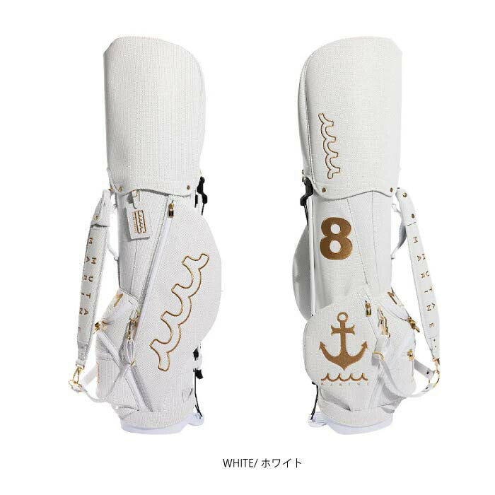 【送料無料】muta MARINE GOLF ムータマリンゴルフ メンズ レディース CONTINUA パンチングエシカルレザー スタンドキャディバッグ MGAD-749097