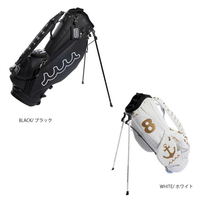 【送料無料】muta MARINE GOLF ムータマリンゴルフ メンズ レディース CONTINUA パンチングエシカルレザー スタンドキャディバッグ MGAD-749097
