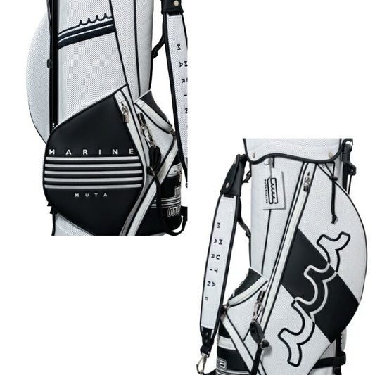 muta MARINE GOLF ムータマリンゴルフ メンズ レディース CONTINUA パンチングエシカルレザー スタンドキャディバッグ MGAD-749106