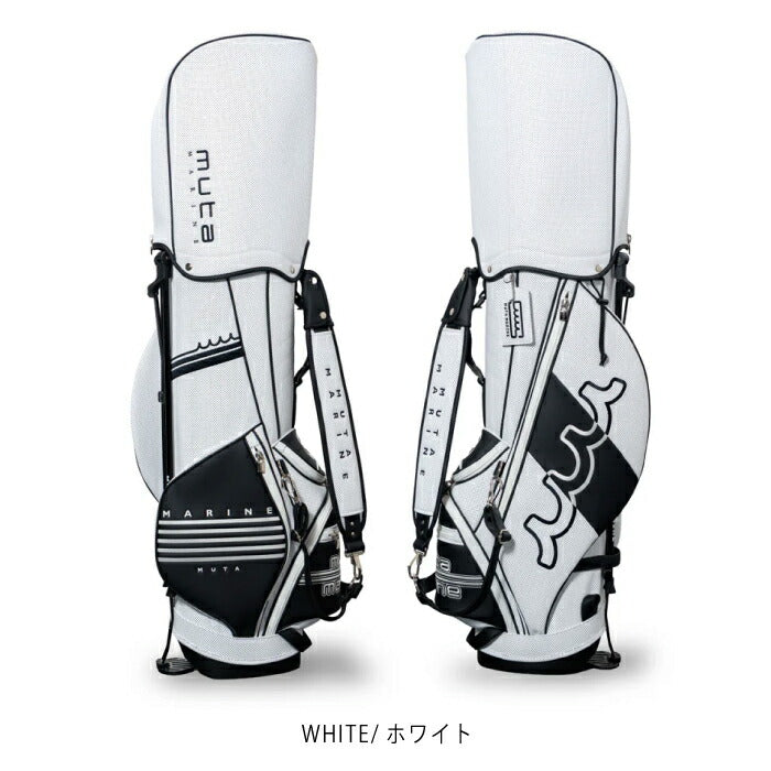 muta MARINE GOLF ムータマリンゴルフ メンズ レディース CONTINUA パンチングエシカルレザー スタンドキャディバッグ MGAD-749106