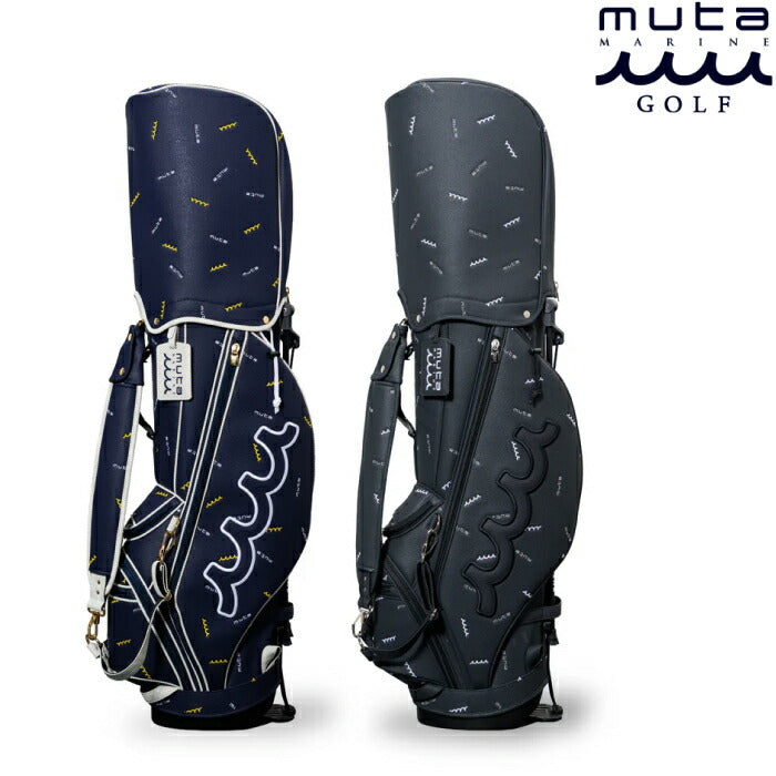 muta MARINE GOLF ムータマリンゴルフ メンズ レディース CONTINUA パンチングエシカルレザー スタンドキャディバッグ MGAD-749107