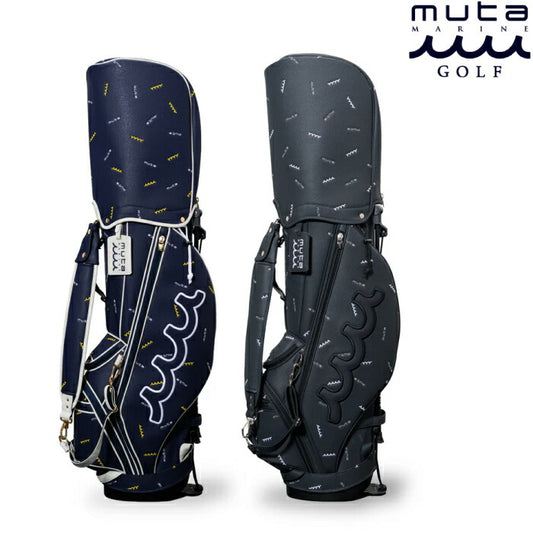 muta MARINE GOLF ムータマリンゴルフ メンズ レディース CONTINUA パンチングエシカルレザー スタンドキャディバッグ MGAD-749107
