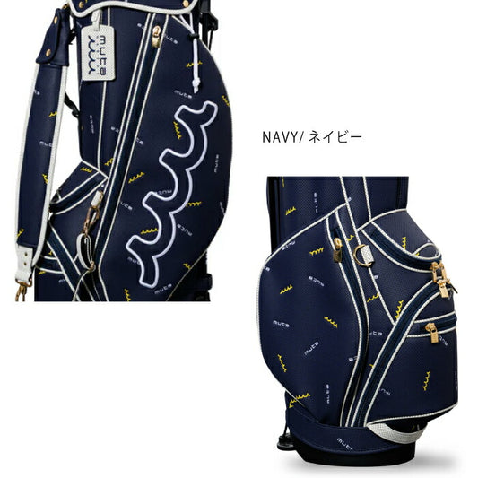 muta MARINE GOLF ムータマリンゴルフ メンズ レディース CONTINUA パンチングエシカルレザー スタンドキャディバッグ MGAD-749107