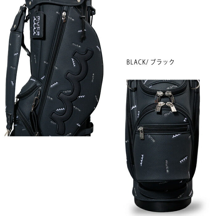 muta MARINE GOLF ムータマリンゴルフ メンズ レディース CONTINUA パンチングエシカルレザー スタンドキャディバッグ MGAD-749107